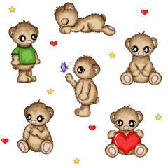 teddy bear set