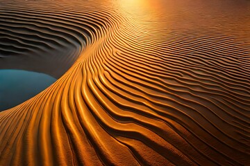 sand dunes in the desert - Powered by Adobe