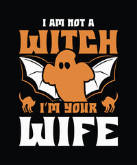 Halloween t-shirt design template vector