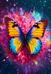 Colourful butterfly