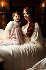 Fototapeta premium parents with child