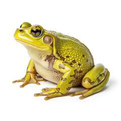 frog on white background