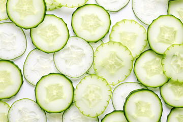 sliced cucumber background
