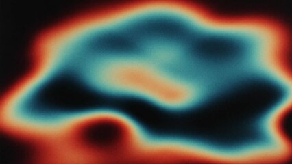 Vibrant VHS style rainbow teal white psychedelic grainy gradient color flow wave on black background, music cover dance party poster design. Retro Colors from the 1970s 1980s, 70s, 80s, 90s style - Powered by Adobe