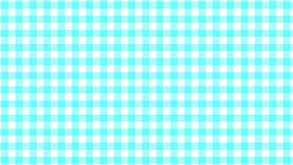 Bright blue plaid fabric texture as a background
