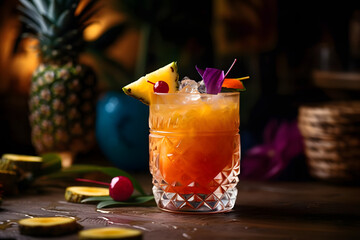 Fruity Mai Tai Cocktail