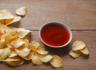Corn sticks on wooden background