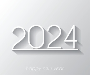 2024 Happy New Year background.