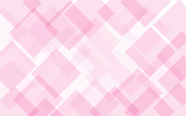 Abstract light pink squares background - stock illustration