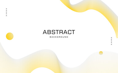 Free Abstract vector yellow and gray colors with modern wavy lines background for banner brochure poster flyer designs and backdrop