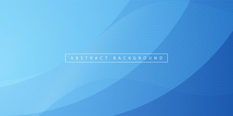 Modern abstract blue background with geometric curve shapes and wave lines. Colorful blue design. bright concept. eps10 vector