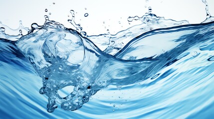 Water splash in the pool Generate AI