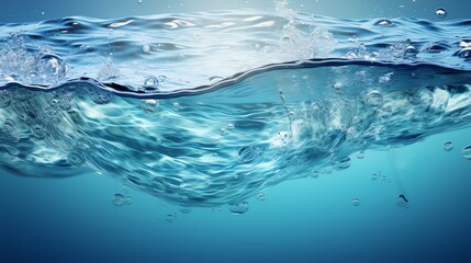 Water splash in the pool Generate AI