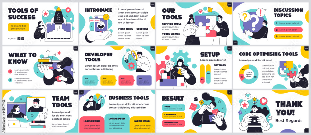 Poster presentation and slide layout background. design template with business people. use for business ann