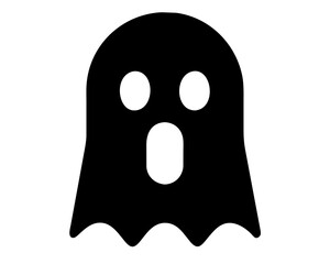 Fototapeta premium ghost icon, halloween vector, horror