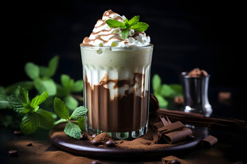 Minty, chocolatey, Coffee Peppermint Mocha