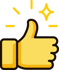 thumbs up like icon emoji sticker