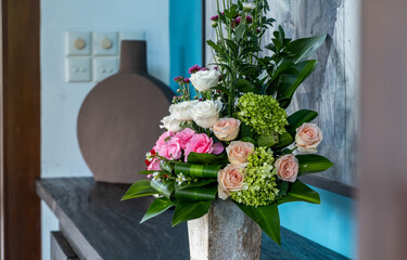 bali villa interior swimming pool