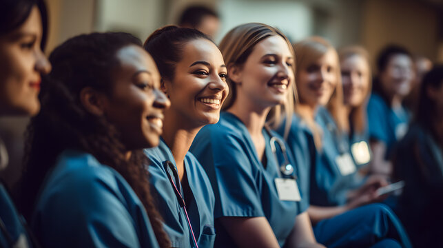 Dedicated Student Nurses: Immersed in Training with Medical Colleagues
