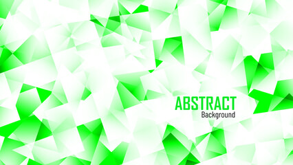 Abstract green geometric shape technology digital hi tech concept background. EPS10 Vector.