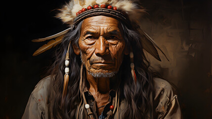 Portrait of indian man
