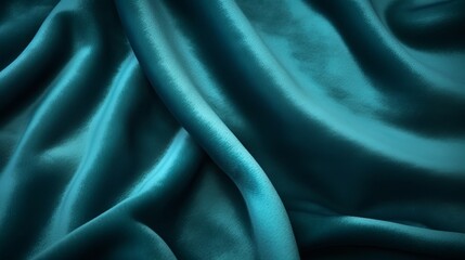 Fototapeta premium Tidewater Green, dark turquoise, blue green, velvet texture background banner, expensive luxury, fabric