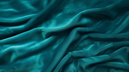 Obraz premium Tidewater Green, dark turquoise, blue green, velvet texture background banner, expensive luxury, fabric