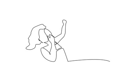 little girl child underwater breath holding training activity lifestyle line art design