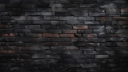 grunge, brick background, old black wall