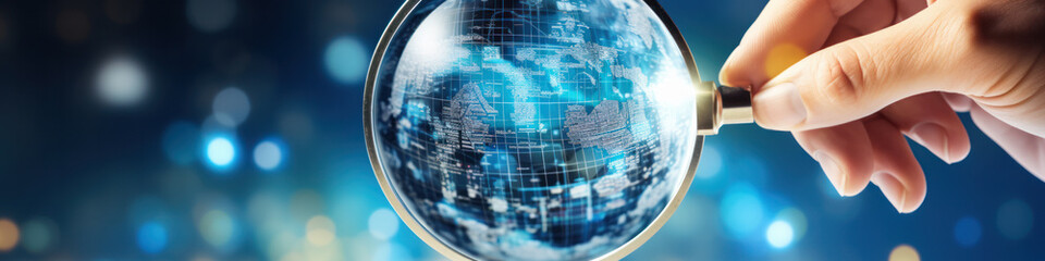 Obraz premium Data Management System (DMS) with Business Analytics concept. businessman working with provide information for Key Performance Indicators (KPI) and marketing analysis onn virtual computer