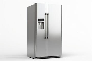 Refrigerator isolated on a white background