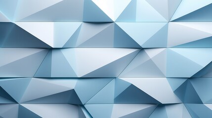 Obraz premium abstract blue triangle background - generative ai