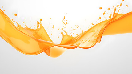  oil splash isolated on white background