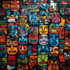 The Mask Street Art