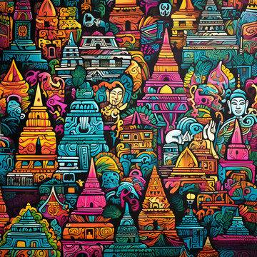 Siam Temple Street Art