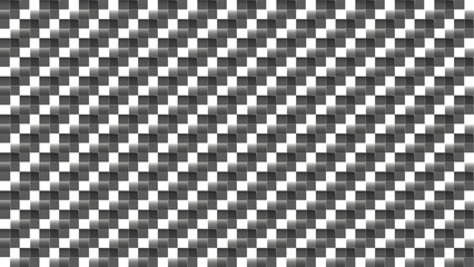 Abstract geometric black and white background square shape pattern