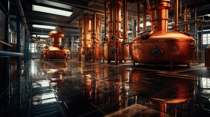 photograph of liquor distiller - Powered by Adobe