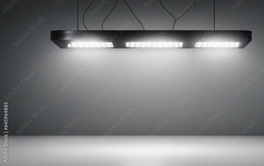 Poster light background image in gray tones with minimalist design of lights and shadows for product presen