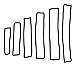 illustration of a needle xylophone static bar 