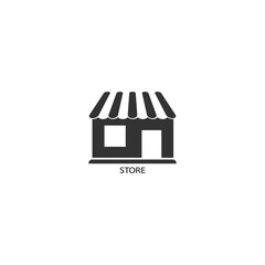 Store icon. Simple filled store vector icon
