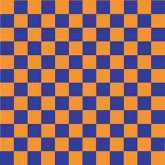 Purple orange checkered pattern background