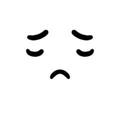 Face Emoticon Expression Emotional Emoji Doodle Cute Bahavior