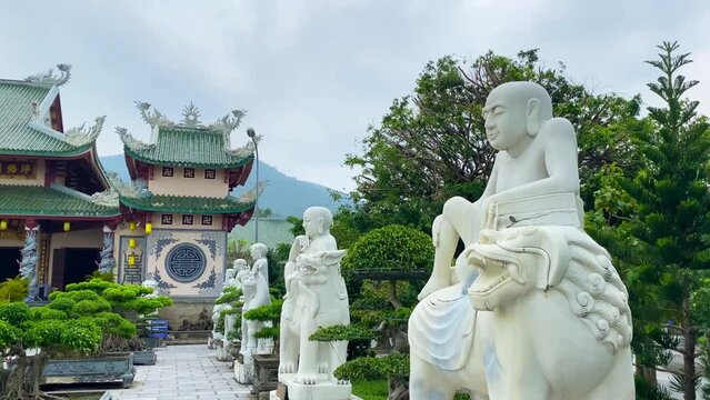 Linh Ung Buddhist Temple on the Son Cha Peninsula near Da Nang, Vietnam
