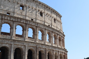 Fototapeta premium Colosseum and Sky in Rome, Italy