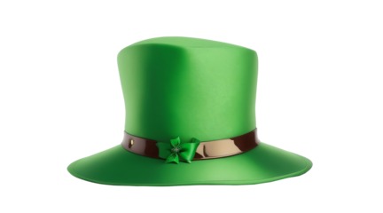 Saint Patrick's Day hat white transparency background PNG