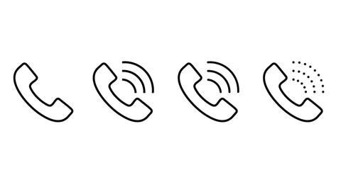 Call icon symbol vector. Telephone sign and symbol. Phone icon. Contact us symbol
