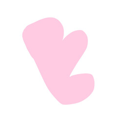 Pink Abstract Shape