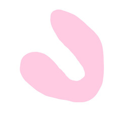 Pink Abstract Shape