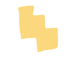 Yellow Abstract Shape