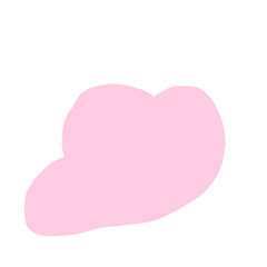 Pink Abstract Shape